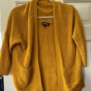 Express Golden Dolman Sweater
